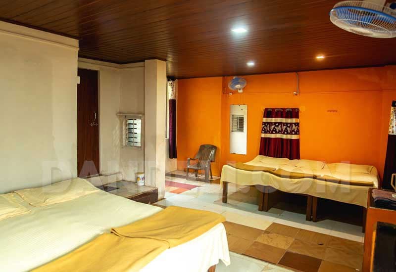 Deluxe AC Room interior at Dandeli Jungle Camp