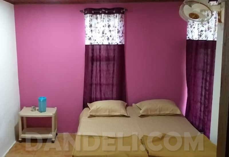 Standard Forest Room interior at Dandeli Jungle Camp